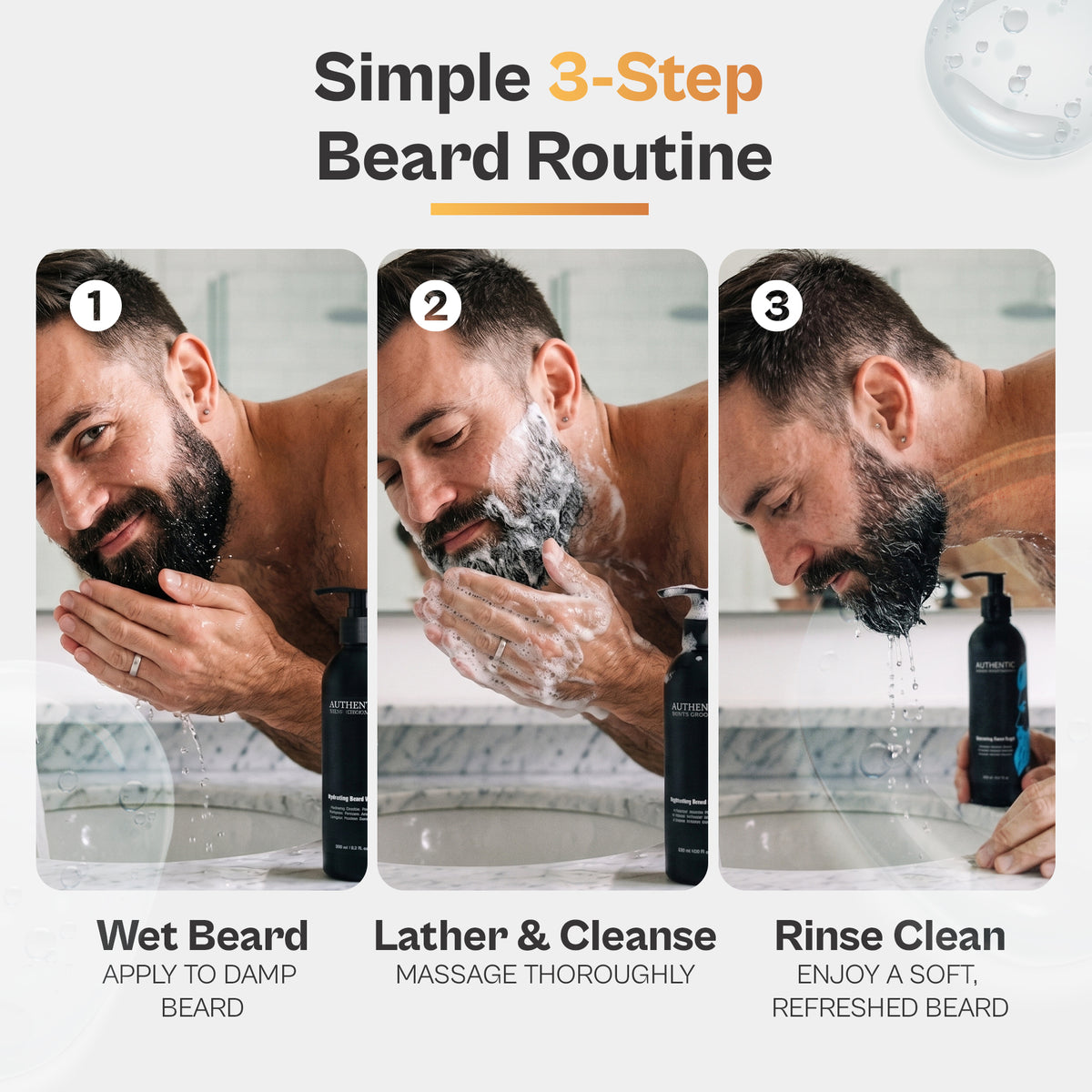 BOX90210 Hydrating Beard Wash 250 ml | 8.5 FL OZ.