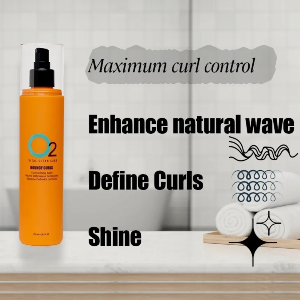 BOUNCY CURLS Curl Defining Balm 250mL|8.5oz.