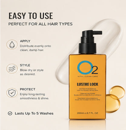 LUSTRE LOCK Anti-Frizz Shield Treatment 200mL|6.7oz.