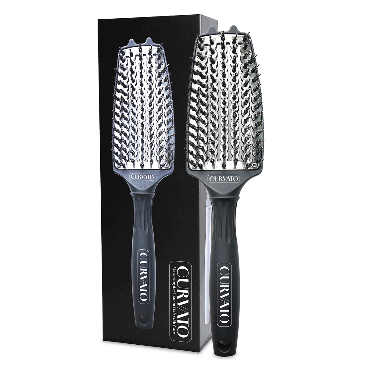 CURVATO Titanium Ceramic Curved Thermal Brush