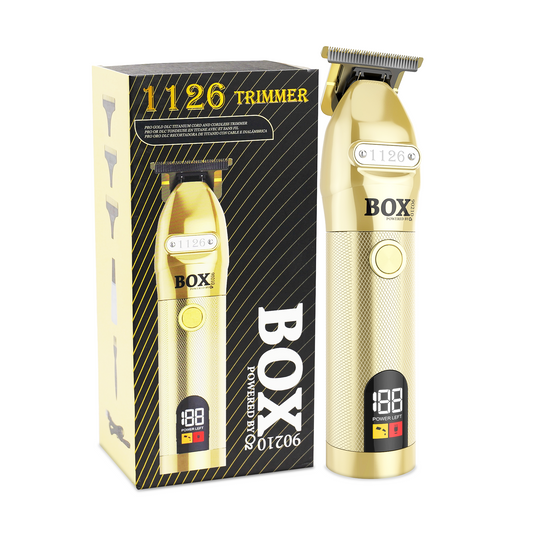 BOX90210 1126 PRO GOLD DLC TITANIUM CORD AND CORDLESS TRIMMER