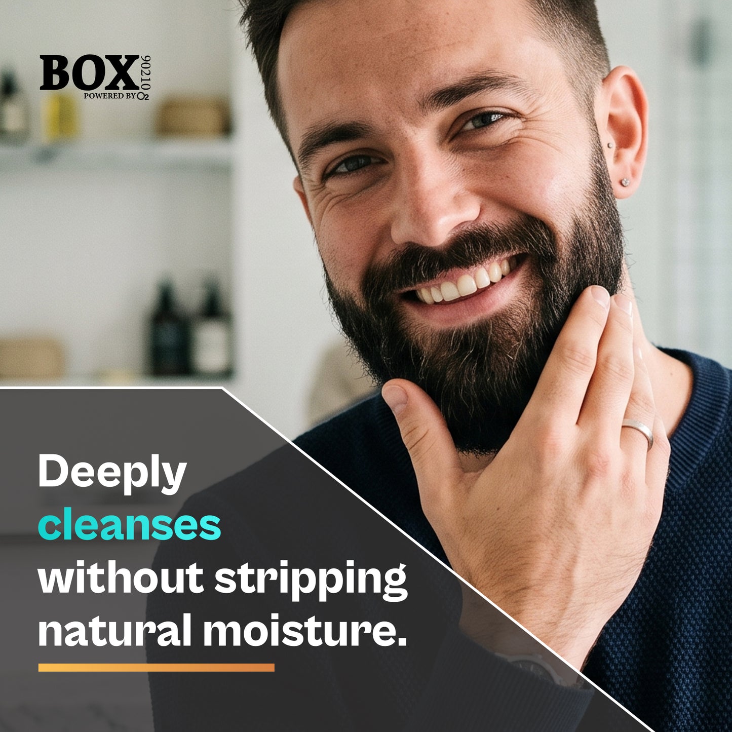 BOX90210 Hydrating Beard Wash 250 ml | 8.5 FL OZ.