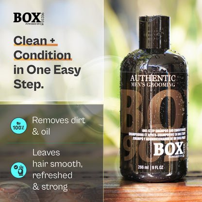 BOX90210 One-Step Shampoo & Conditioner 266mL|9oz.