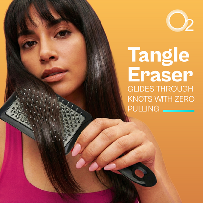 O2 TANGLE ERASER - Detangling and Styling Brush