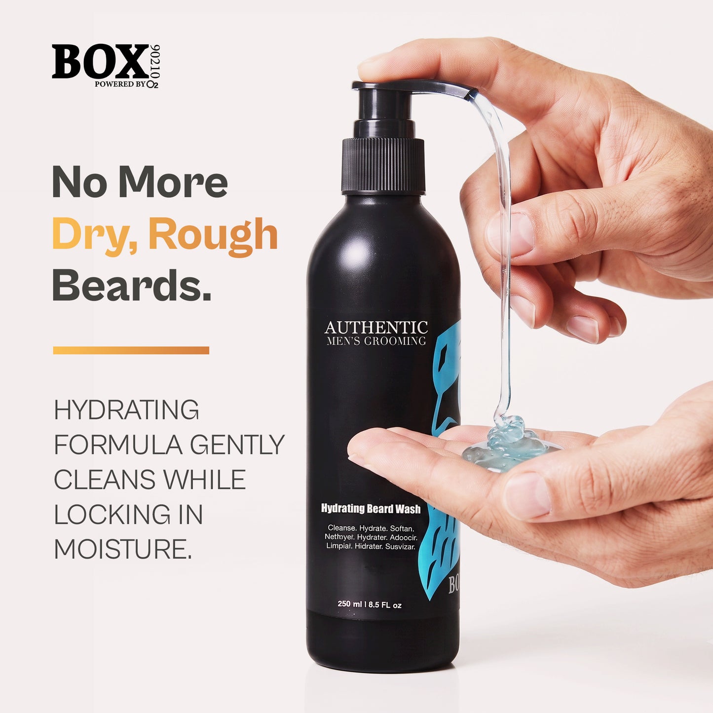 BOX90210 Hydrating Beard Wash 250 ml | 8.5 FL OZ.