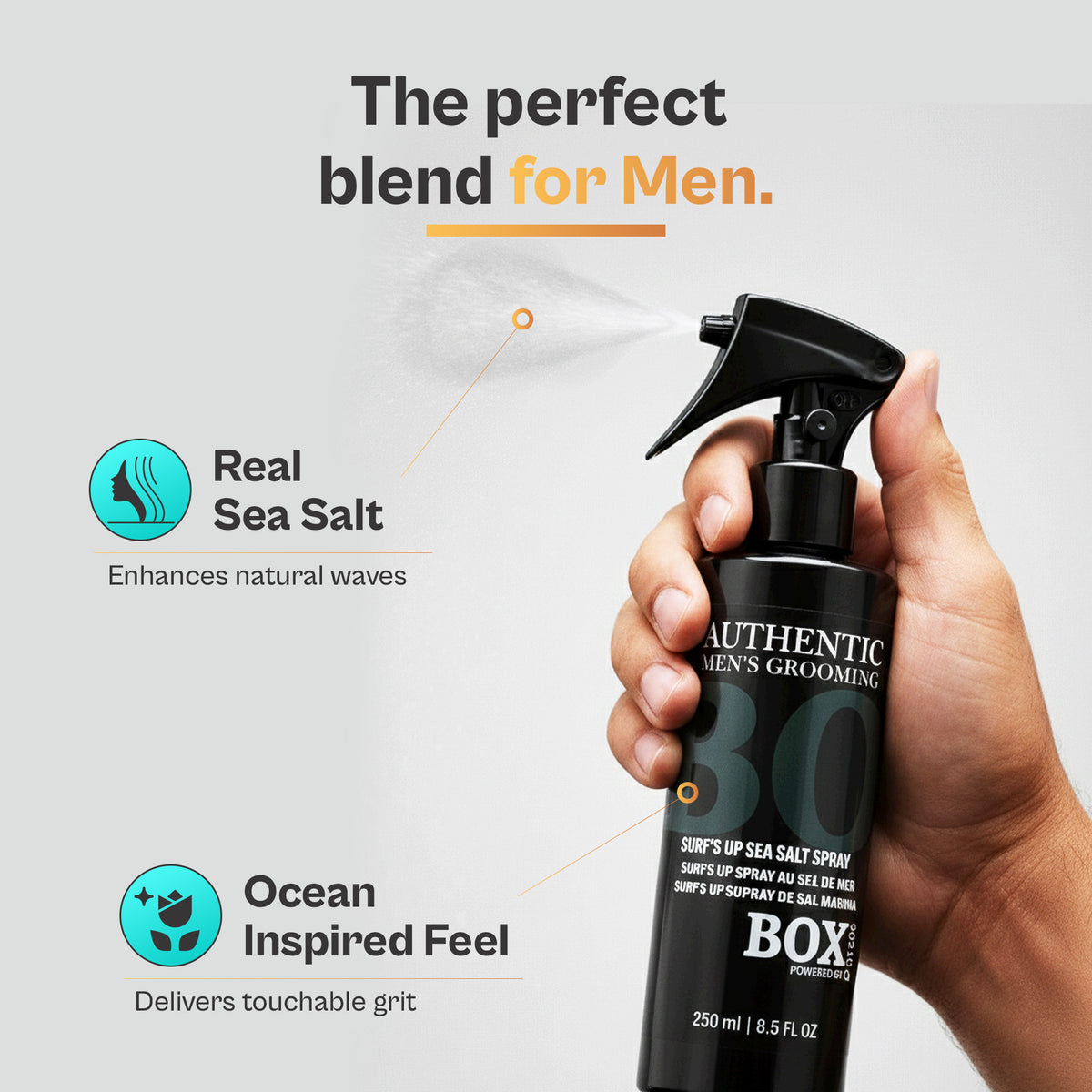 BOX90210 Surf's Up Sea Salt Spray 250mL|8.5oz.
