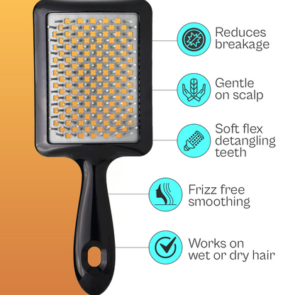 O2 TANGLE ERASER - Detangling and Styling Brush