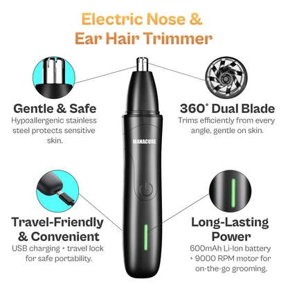 BOX90210 MANACURE ELECTRICAL NOSE & EAR TRIMMER
