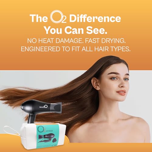 O2VOYAGE Professional Travel Hair Dryer