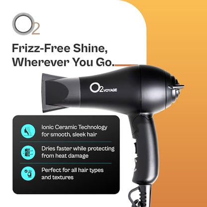 O2VOYAGE Professional Travel Hair Dryer