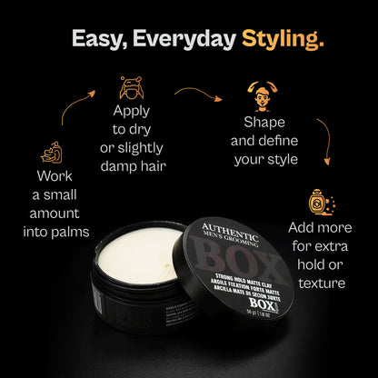 BOX90210 Sharp Edge Matte Clay 80g|2.8oz.