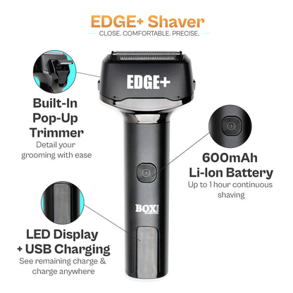 BOX90210 EDGE+ PRO PRECISION SMOOTH FOIL SHAVER