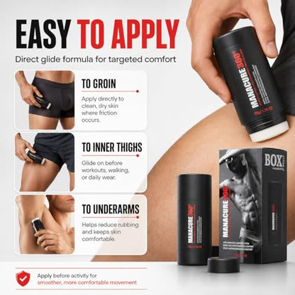 MANACURE360° Anti-Chafing Comfort Stick