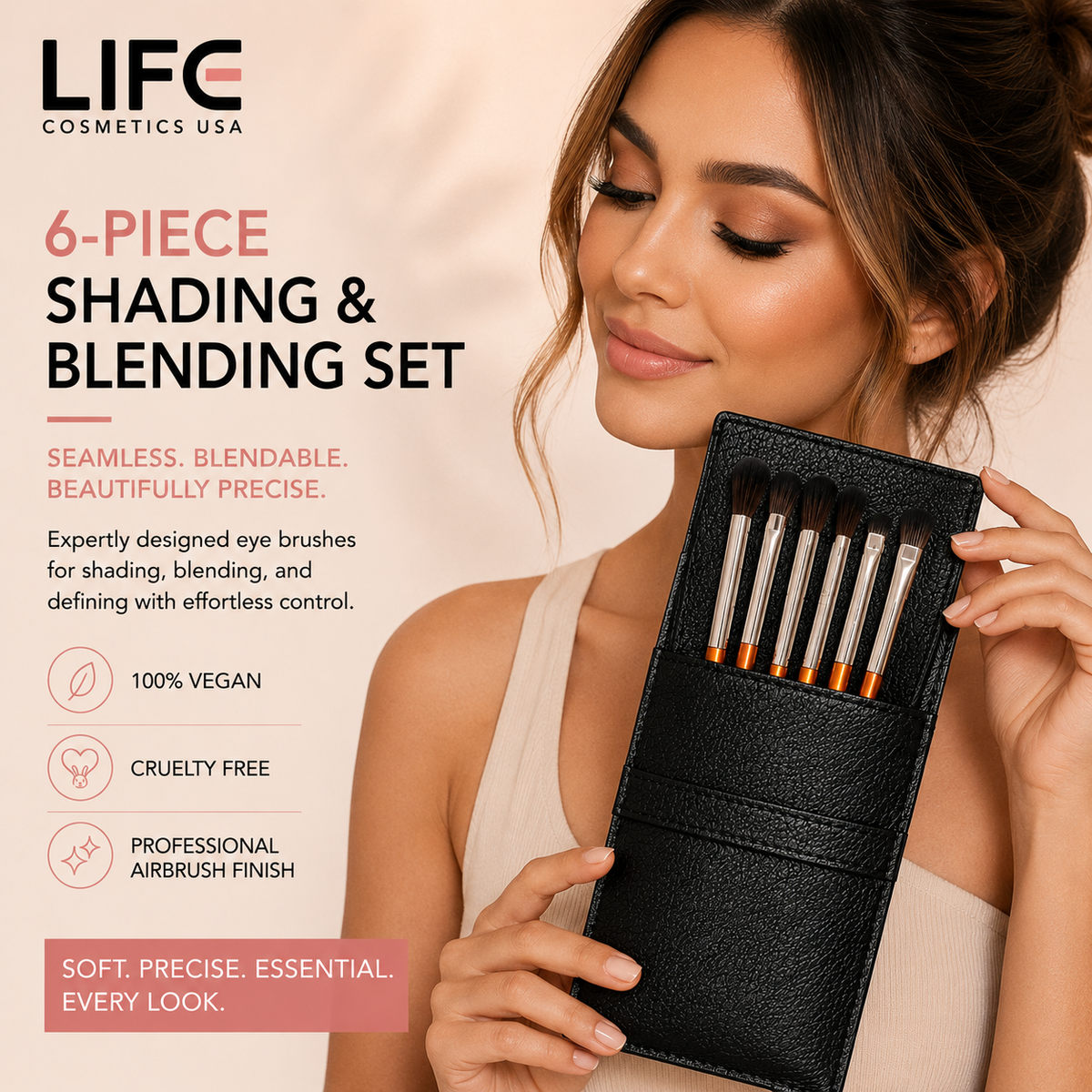 6-Piece Blending & Shading Set with Pouch