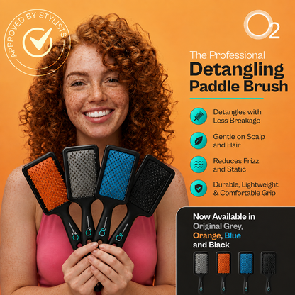 O2 TANGLE ERASER - Detangling and Styling Brush