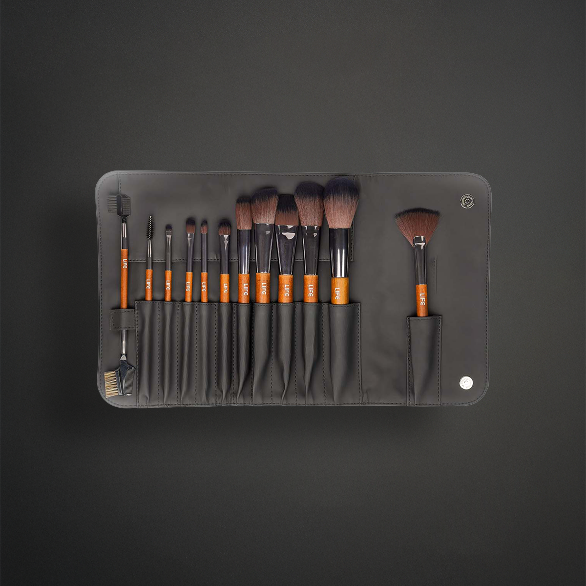 12-Piece Primary Brush Set with Pouch