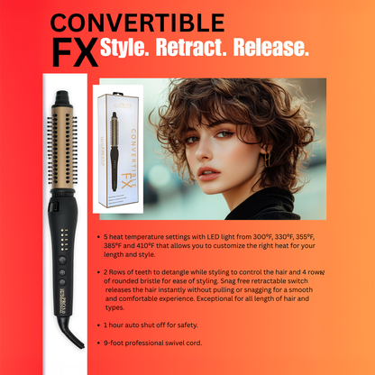 CONVERTIBLE FX - Retractable Styling Brush