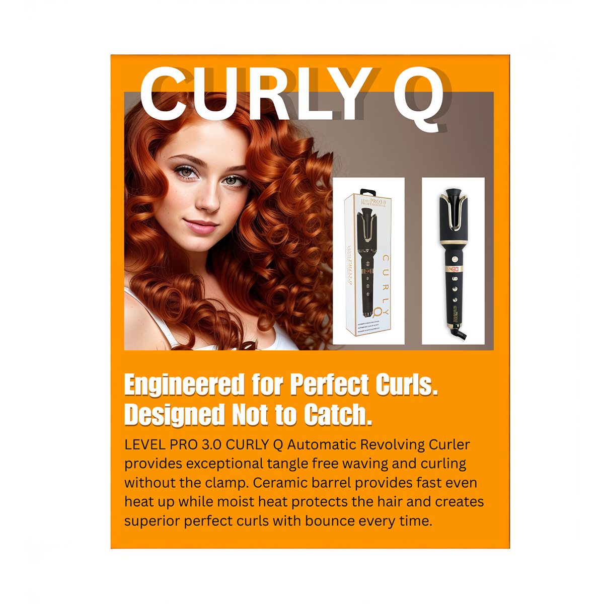 CURLY Q - Automatic Revolving Curler