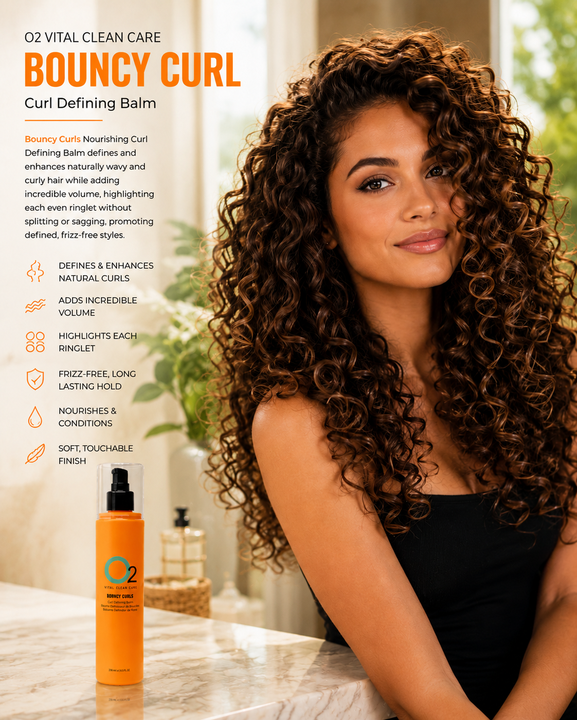 BOUNCY CURLS Curl Defining Balm 250mL|8.5oz.