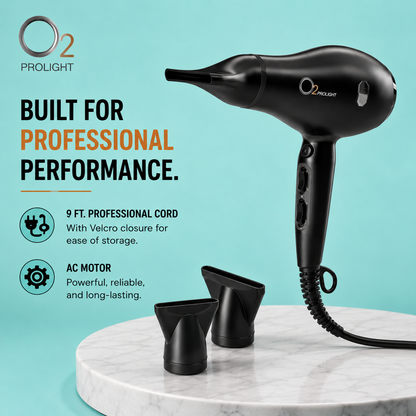 O2PROLIGHT Nano Ionic Hair Dryer