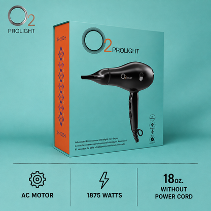 O2PROLIGHT Nano Ionic Hair Dryer