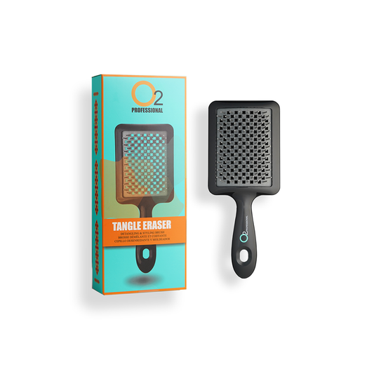 O2 TANGLE ERASER - Detangling and Styling Brush