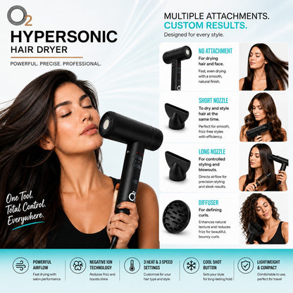O2 Hypersonic Hair Dryer