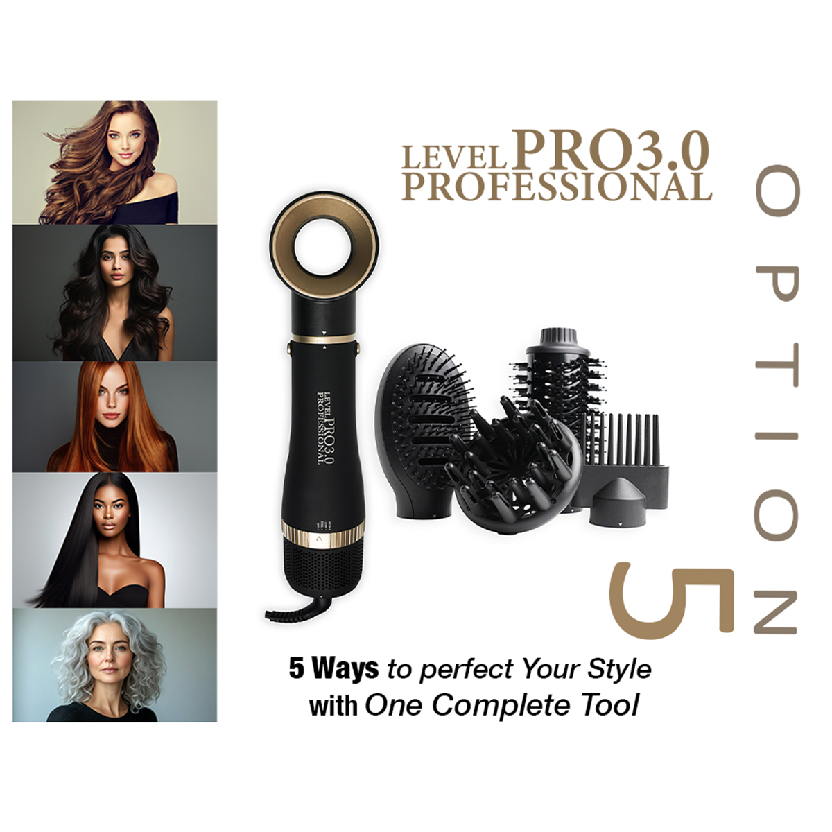 OPTION 5 - Complete 5 in 1 Styler