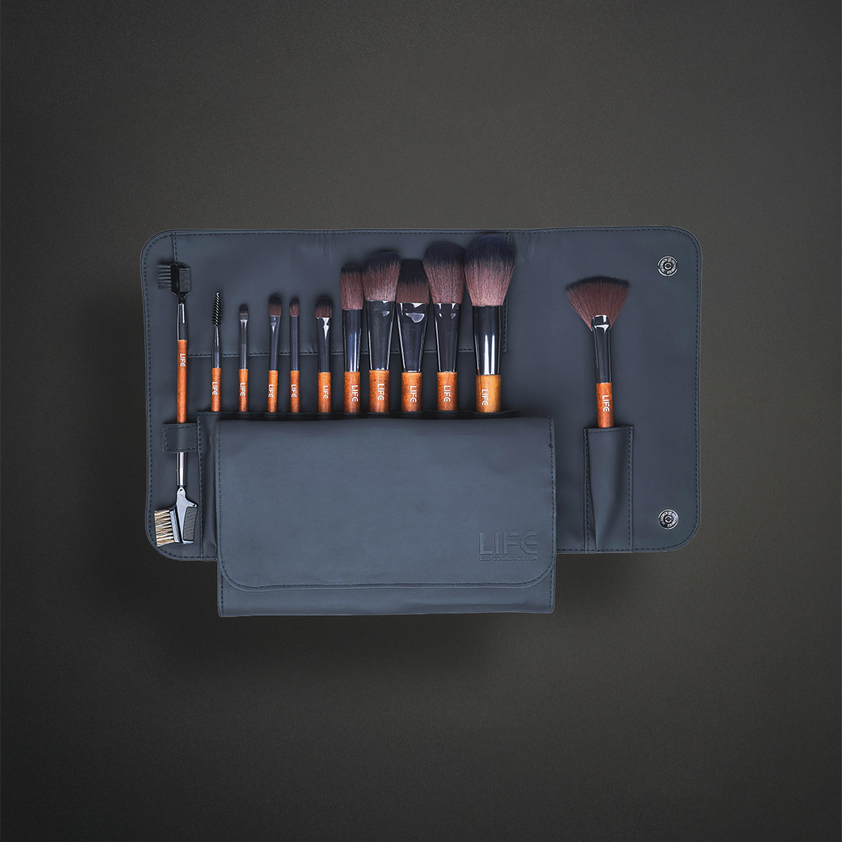 12-Piece Primary Brush Set with Pouch