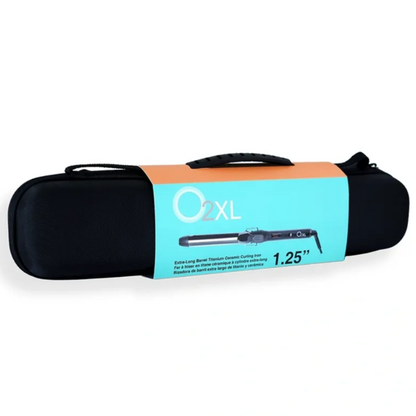 OXL hair straightener in packaging on a white background