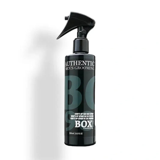 Black spray bottle with 'BO' branding on a white background